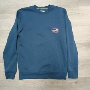 Vissla Blue Crew neck Sweatshirt Size Small